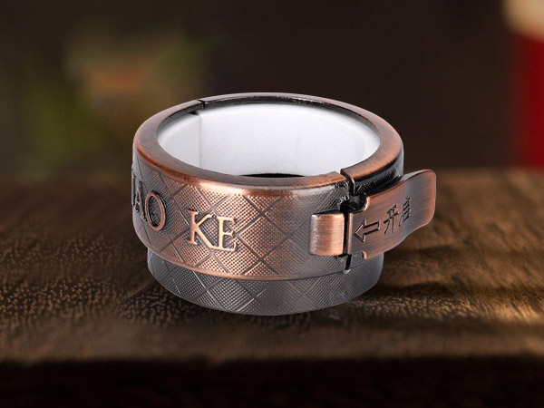 鋅合金防偽扣瓶扣定制